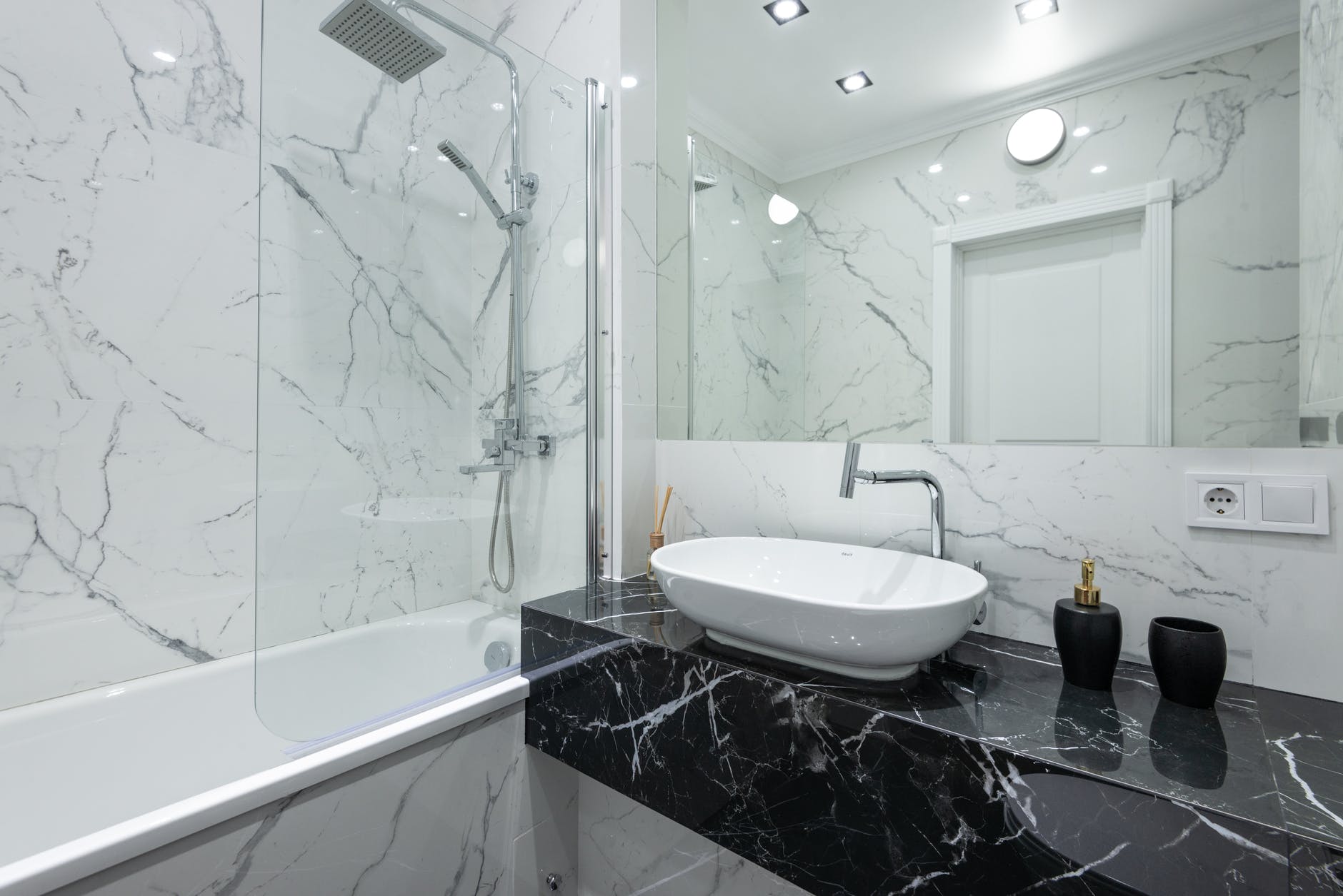 white ceramic sink with faucet