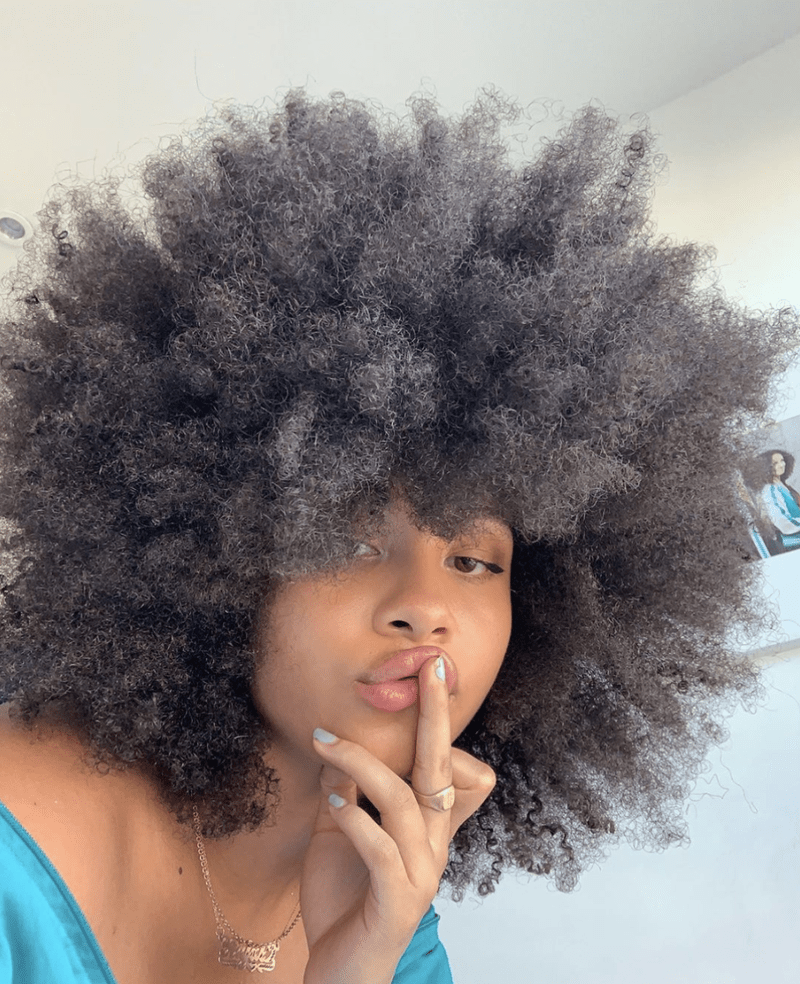 natural hair afro - repairing damaged hair