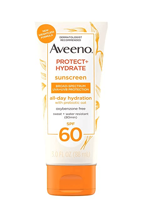 Aveeno Protect + Hydrate Lotion Sunscreen With SPF 60